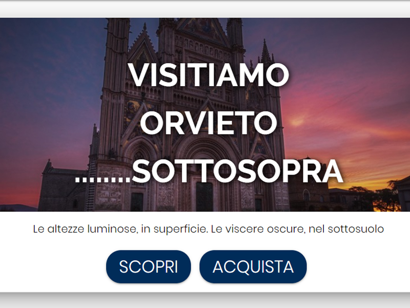 Nasce OrvietoBooking, la nuova piattaforma di  ticketing on-line